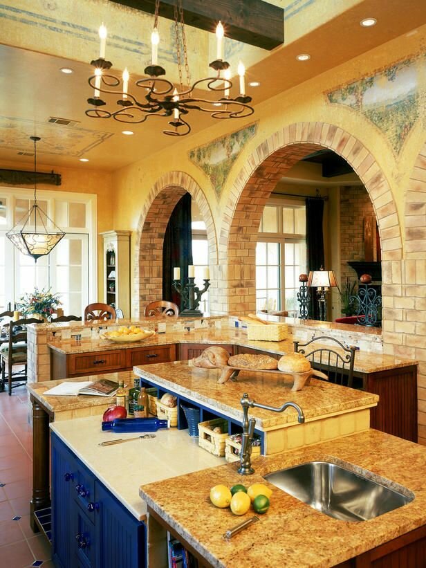 italian kitchen style kitchens old tuscan rustic decorating beautiful decor dream inspired grand modern hgtv stone interiors designs mediterranean room