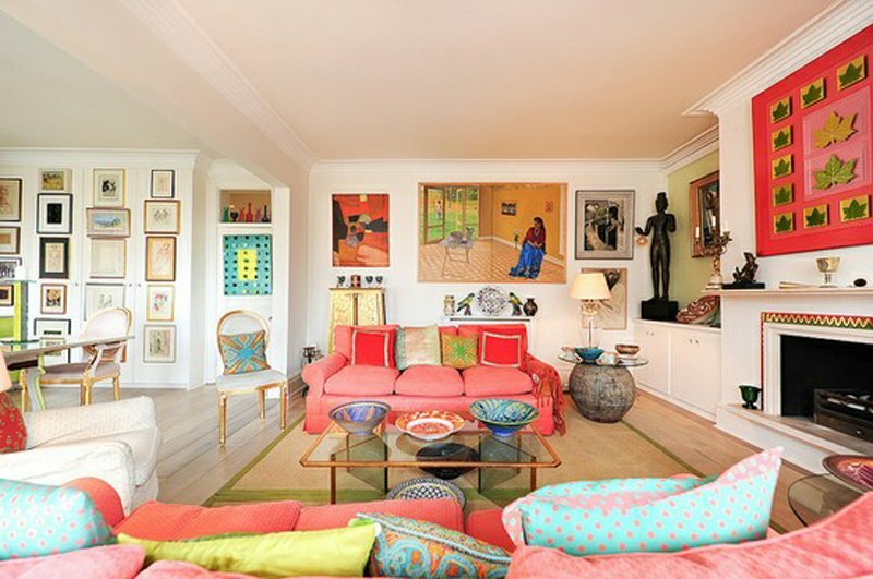 Modern Colorful Living room interior design