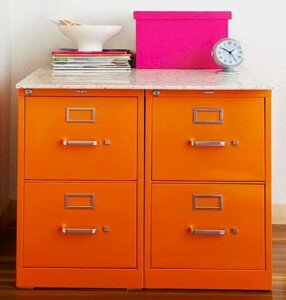 orange storage idea