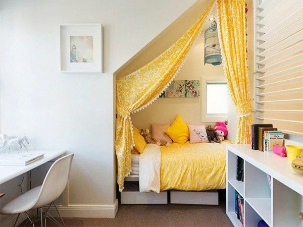creative bedroom design idea for teen's bedroom