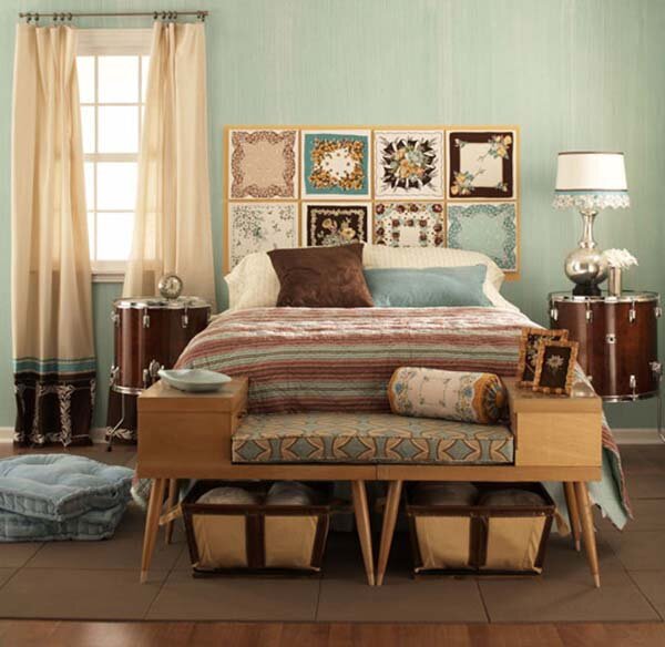 chic vintage bedroom decorating
