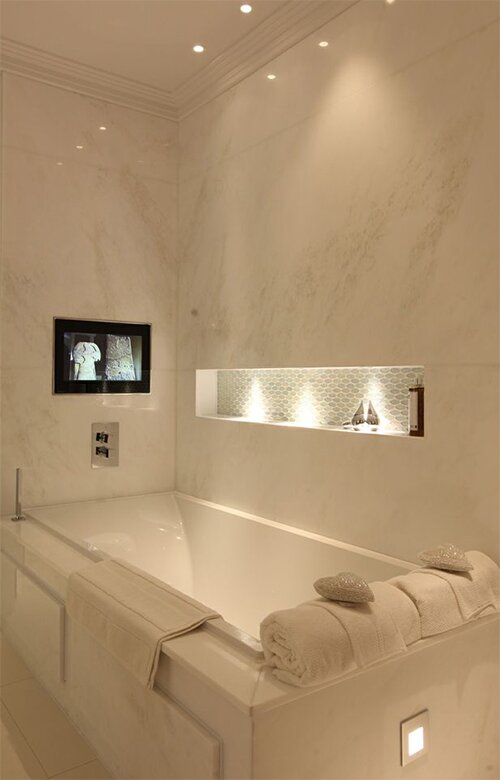 modern bathroom lighting