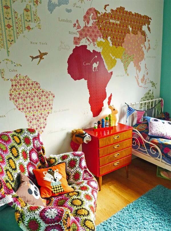 colorful bedroom design for your child