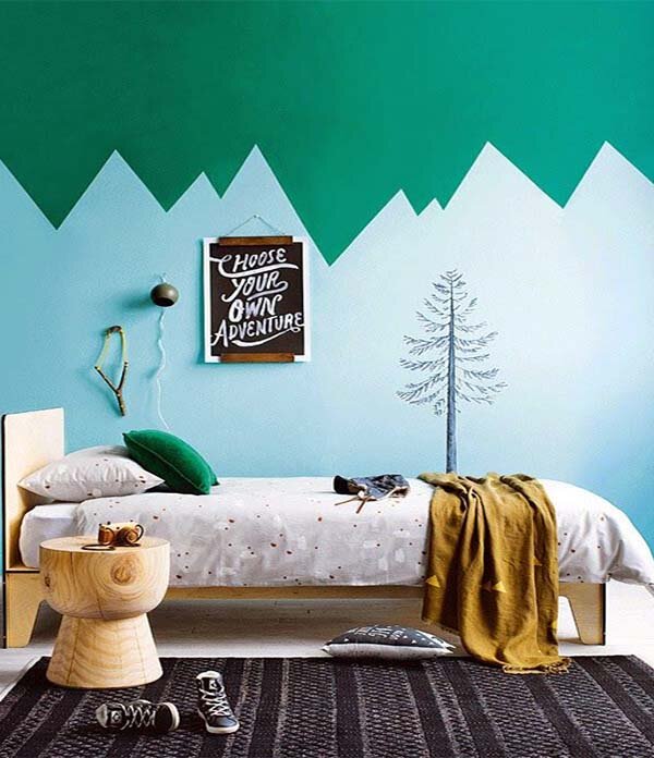 minimalist kid's room decor